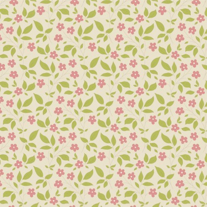 Image 86: Tilda Sunday Brunch Tipsy Cream/Pink 0.5y