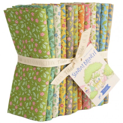 Image 78: Tilda Sunday Brunch Tipsy Floral 12 FQ Bundle